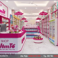 Thiết kế thi công trọn gói shop mẹ bé Jim Tồ - Thanh Hóa